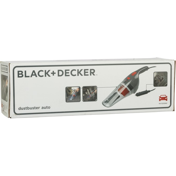 BLACK+DECKER NV1200AV-B5 Car Vacuum Cleaner  Red, Black