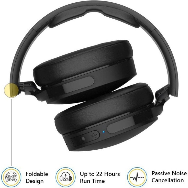 Skullcandy Hesh 3 Bluetooth Headset with Mic (Black)