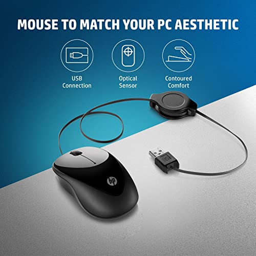 HP X1000 Wired USB Mouse with 3 Handy Buttons, Fast-Moving Scroll Wheel and Optical Sensor, 3 years warranty HP X1000 Wired USB Mouse with 3 Handy Buttons, Fast-Moving Scroll Wheel and Optical Sensor, 3 years warranty