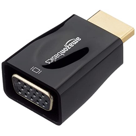 Amazon Basics 6-Feet VGA to VGA Cable for Monitor, Personal Computer (Black) Amazon Basics 6-Feet VGA to VGA Cable for Monitor, Personal Computer (Black)