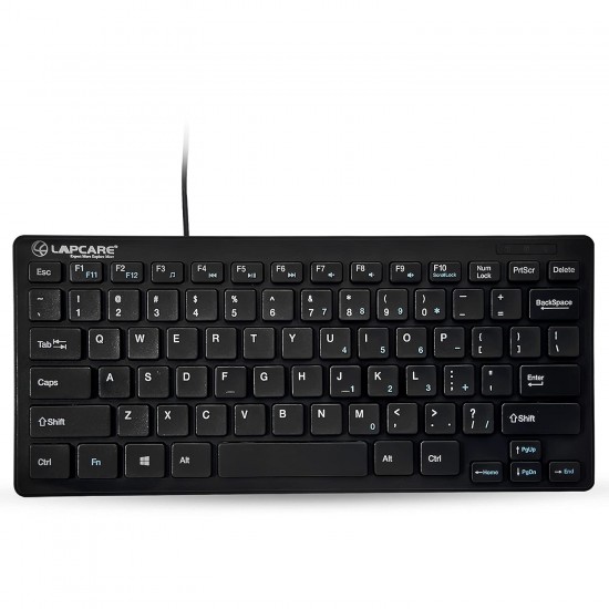 Lapcare LAP-63 Wired Mini Keyboard (Black)
