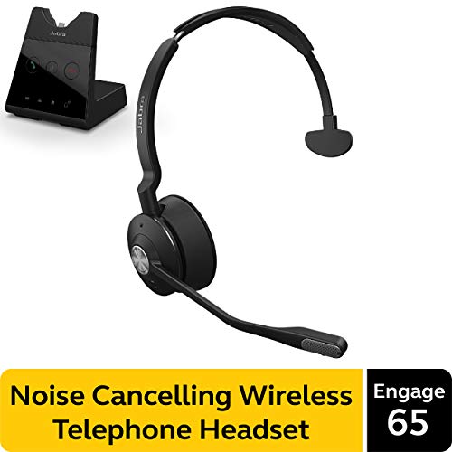 Jabra Engage 65 Wireless Headset, with Industry-Leading Wireless Performance, ANC, Call Center Headset with All Day Battery Life Jabra Engage 65 Wireless Headset, with Industry-Leading Wireless Performance, ANC, Call Center Headset with All Day Battery Life