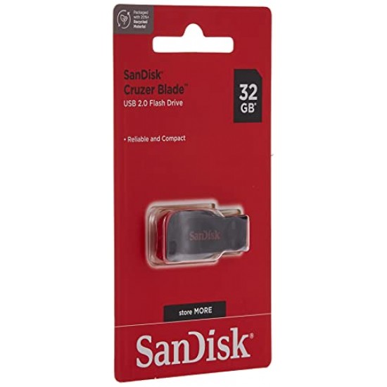 SanDisk SDCZ50-128G-I35 USB2.0 128 GB Pen Drive black and red