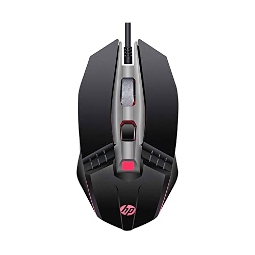 HP M270 Backlit USB Wired Gaming Mouse with 6 Buttons, 4-Speed Customizable 2400 DPI, Ergonomic Design, Breathing LED Lighting HP M270 Backlit USB Wired Gaming Mouse with 6 Buttons, 4-Speed Customizable 2400 DPI, Ergonomic Design, Breathing LED Lighting