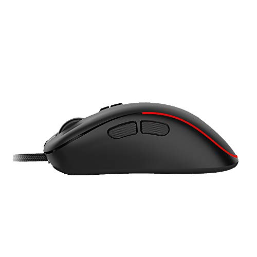 Ant Esports GM270W Wired Gaming Mouse | 7 Programmable Buttons, 3200 DPI | Black, USB