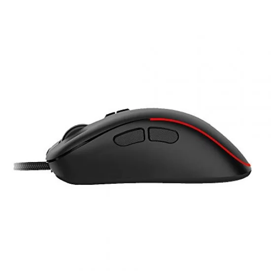 Ant Esports GM270W Optical Wired Gaming Mouse with 7 Programmable Buttons and 3200 Adjustable DPI - Black - USB