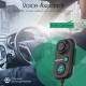 Portronics AUTO 12 in-Car Bluetooth Receiver for Handsfree Calling, Music System, Supports All Smartphones (Black)