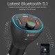 Portronics Auto 15 Bluetooth - FM Transmitter in-Car Radio Adapter for Hands-Free Calling, Music Streaming, USB Reading