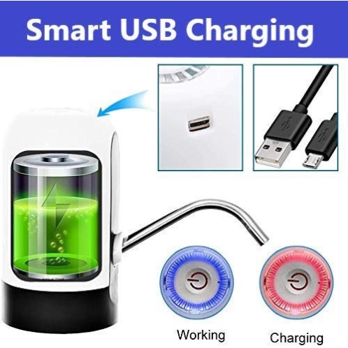 Airtree Automatic Wireless Water Can Dispenser Pump for 20 Litre Bottle Can/Portable & Rechargeable Electric Water Bottle Pump Dispenser Airtree Automatic Wireless Water Can Dispenser Pump for 20 Litre Bottle Can/Portable & Rechargeable Electric Water Bottle Pump Dispenser