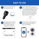 Portronics Auto 15 Bluetooth - FM Transmitter in-Car Radio Adapter for Hands-Free Calling, Music Streaming, USB Reading