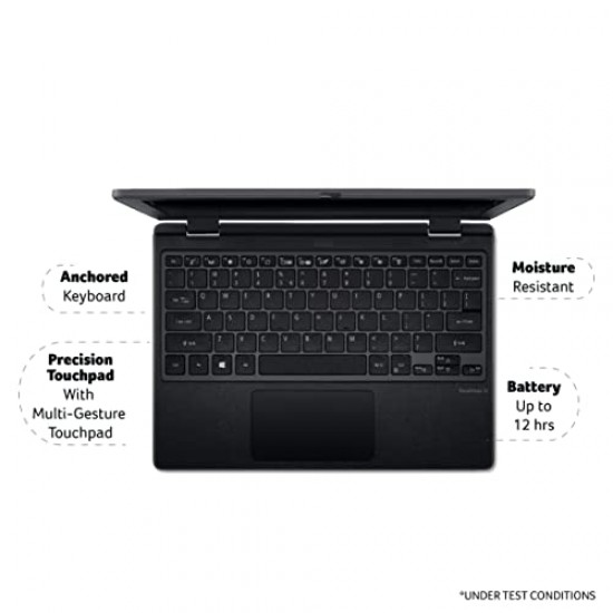 Acer Travelmate Business Laptop Intel Pentium N5030 Quad-core Processor (4GB DDR4/ 128GB SSD/UHD Graphics/Windows 11 Home/Spill Resistant Keyboard)