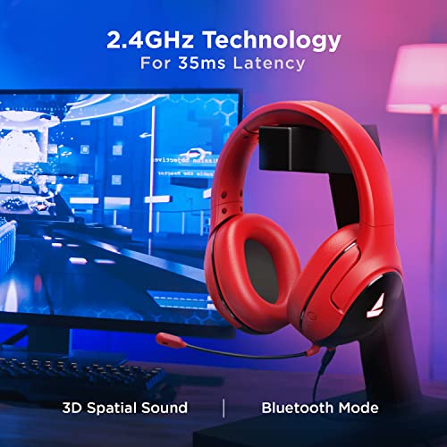 boAt Immortal Im 1300 Wireless Gaming Headphones with 2.4Ghz Ultra Low Latency Mode(Upto 35Ms),Bluetooth Mode (Refurbished) boAt Immortal Im 1300 Wireless Gaming Headphones with 2.4Ghz Ultra Low Latency Mode(Upto 35Ms),Bluetooth Mode (Refurbished)
