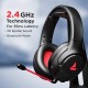 boAt Immortal Im 1300 Wireless Gaming Headphones with 2.4Ghz Ultra Low Latency Mode(Upto 35Ms),Bluetooth Mode Refurbished