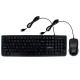 Airtree Wired Keyboard for Windows, USB 2.0 Interface, for PC, Computer, Laptop, Mac (Black)-