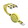 Airtree 3-IN-1 Retractable 3.0 Fast Charger Cord Compatible with Phone/Type C/Micro USB for All Android and iOS Smartphones Airtree 3-IN-1 Retractable 3.0 Fast Charger Cord Compatible with Phone/Type C/Micro USB for All Android and iOS Smartphones