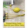 Airtree 3-IN-1 Retractable 3.0 Fast Charger Cord Compatible with Phone/Type C/Micro USB for All Android and iOS Smartphones Airtree 3-IN-1 Retractable 3.0 Fast Charger Cord Compatible with Phone/Type C/Micro USB for All Android and iOS Smartphones