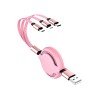 Airtree 3-IN-1 Retractable 3.0 Fast Charger Cord Compatible with Phone/Type C/Micro USB for All Android and iOS Smartphones Airtree 3-IN-1 Retractable 3.0 Fast Charger Cord Compatible with Phone/Type C/Micro USB for All Android and iOS Smartphones