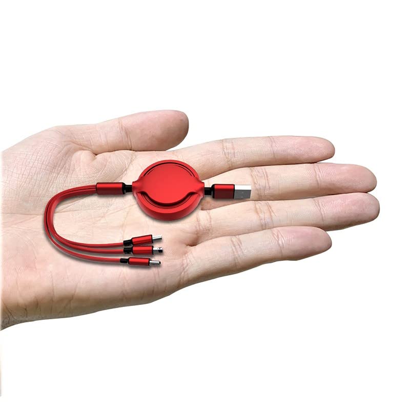 Airtree 3-IN-1 Retractable 3.0 Fast Charger Cord Compatible with Phone/Type C/Micro USB for All Android and iOS Smartphones Airtree 3-IN-1 Retractable 3.0 Fast Charger Cord Compatible with Phone/Type C/Micro USB for All Android and iOS Smartphones