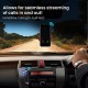 Portronics Auto 18 Car Bluetooth Transmitter/Receiver  Handsfree Calling, Aux in/Out, HD Sound Quality, for Car, TV, PC, Speaker (Black)