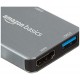 AmazonBasics Amazon Basics 4-in-1 USB Type C Adapter (Grey) Port