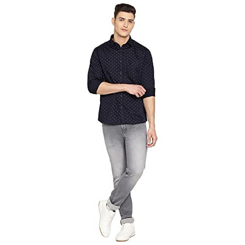 KILLER Men Black Cotton Regular Fit Casual Jeans (P-MDNM00215_Black)