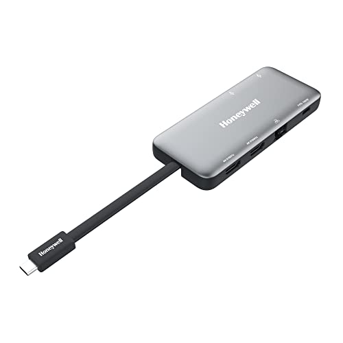 Honeywell 6-in-1 Type C Docking Station, Dual 4K HDMI Port, 1GB RJ45 Ethernet Port, 2xUSB 3.0 Port &3.0 Type C Port Honeywell 6-in-1 Type C Docking Station, Dual 4K HDMI Port, 1GB RJ45 Ethernet Port, 2xUSB 3.0 Port &3.0 Type C Port