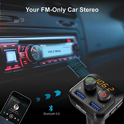 Portronics Auto 20 Smart Audio Connector with Mobile Charger(Type C + QC 3.0), Latest Bluetooth 5.1, 30W Portronics Auto 20 Smart Audio Connector with Mobile Charger(Type C + QC 3.0), Latest Bluetooth 5.1, 30W