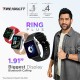 Fire-Boltt Ring Plus 1.91" Bluetooth Calling Smartwatch Largest Full Touch Display & Full Metal Body, AI Voice
