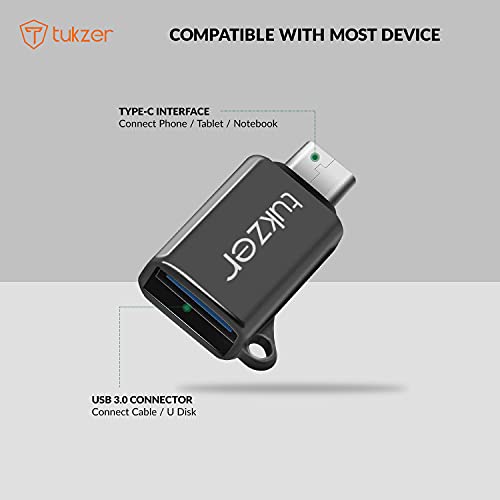 Tukzer 4-in-1 USB C 3.0 HUB, Type C to USB A HUB Splitter Extender, Docking Station, 5Gbps Data Sync Speed, MultiPort Adapter for iOS, MacBook Tukzer 4-in-1 USB C 3.0 HUB, Type C to USB A HUB Splitter Extender, Docking Station, 5Gbps Data Sync Speed, MultiPort Adapter for iOS, MacBook