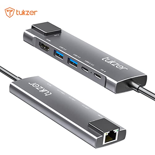 Tukzer 4-in-1 USB C 3.0 HUB, Type C to USB A HUB Splitter Extender, Docking Station, 5Gbps Data Sync Speed, MultiPort Adapter for iOS, MacBook Tukzer 4-in-1 USB C 3.0 HUB, Type C to USB A HUB Splitter Extender, Docking Station, 5Gbps Data Sync Speed, MultiPort Adapter for iOS, MacBook