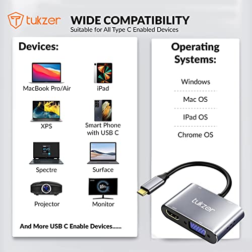 Tukzer 4-in-1 USB C 3.0 HUB, Type C to USB A HUB Splitter Extender, Docking Station, 5Gbps Data Sync Speed, MultiPort Adapter for iOS, MacBook Tukzer 4-in-1 USB C 3.0 HUB, Type C to USB A HUB Splitter Extender, Docking Station, 5Gbps Data Sync Speed, MultiPort Adapter for iOS, MacBook