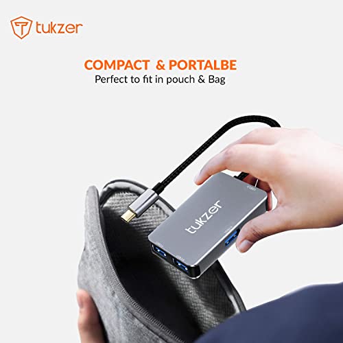 Tukzer 4-in-1 USB C 3.0 HUB, Type C to USB A HUB Splitter Extender, Docking Station, 5Gbps Data Sync Speed, MultiPort Adapter for iOS, MacBook Tukzer 4-in-1 USB C 3.0 HUB, Type C to USB A HUB Splitter Extender, Docking Station, 5Gbps Data Sync Speed, MultiPort Adapter for iOS, MacBook