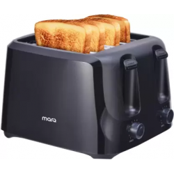 MarQ by Flipkart Colossus 4 Slice 1400 W Pop Up Toaster (Carbon Black)