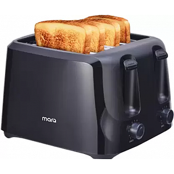 MarQ by Flipkart Colossus 4 Slice 1400 W Pop Up Toaster (Carbon Black)