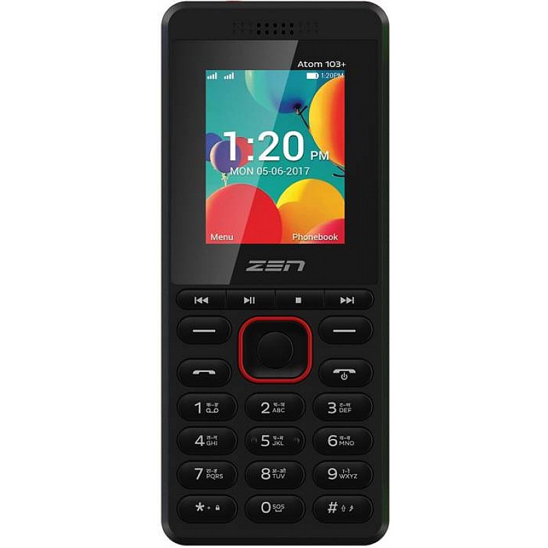 ZEN Atom 103 Dual SIM Feature Phone (Refurbished)