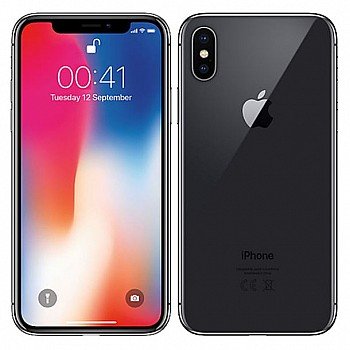 Apple iPhone X (64GB, Space Grey) Refurbished