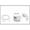 Apple High Speed Fast Charger 1 A Mobile Charger with Detachable Cable   (White)