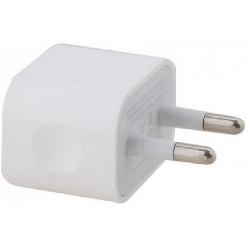 Apple High Speed Fast Charger 1 A Mobile Charger with Detachable Cable   (White)