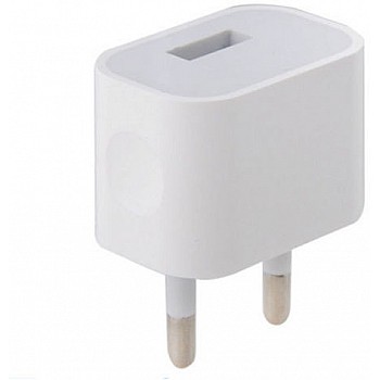 Apple High Speed Fast Charger 1 A Mobile Charger with Detachable Cable   (White)