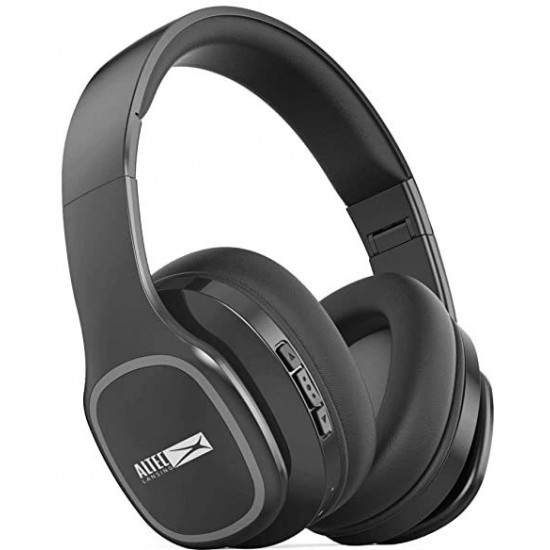 ALTEC LANSING AL-HP-14 Noise Cancelling Wireless Bluetooth Headphones with Mic Bluetooth Headset   (Black, On the Ear)