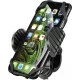 AMKETTE iGrip Secure Bike Phone Holder Bike Mobile Holder (Black)