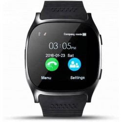 AIRTREE T8 smartwatch BLACK Smartwatch   (Black Strap regular)