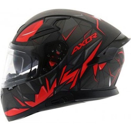 Axor Apex Hunter Motorbike Helmet (Dull Black Red) Axor Apex Hunter Motorbike Helmet (Dull Black Red)
