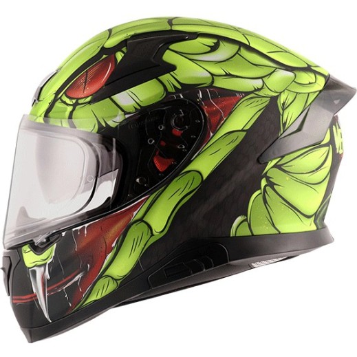 Axor Apex Venomous Black Neon Green Helmet Motorbike Helmet Axor Apex Venomous Black Neon Green Helmet Motorbike Helmet