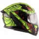 Axor Apex Venomous Black Neon Green Helmet Motorbike Helmet
