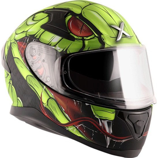 Axor Apex Venomous Black Neon Green Helmet Motorbike Helmet Axor Apex Venomous Black Neon Green Helmet Motorbike Helmet