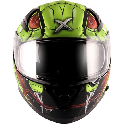 Axor Apex Venomous Black Neon Green Helmet Motorbike Helmet Axor Apex Venomous Black Neon Green Helmet Motorbike Helmet