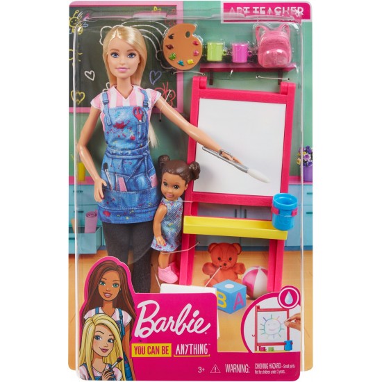 BARBIE Art Teacher Doll & Playset (Multicolor)