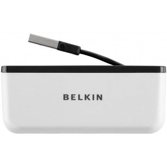 Belkin 4-Port USB to USB 2.0 Ultra-Mini Hub Adapter for MacBook,Laptop and Desktop