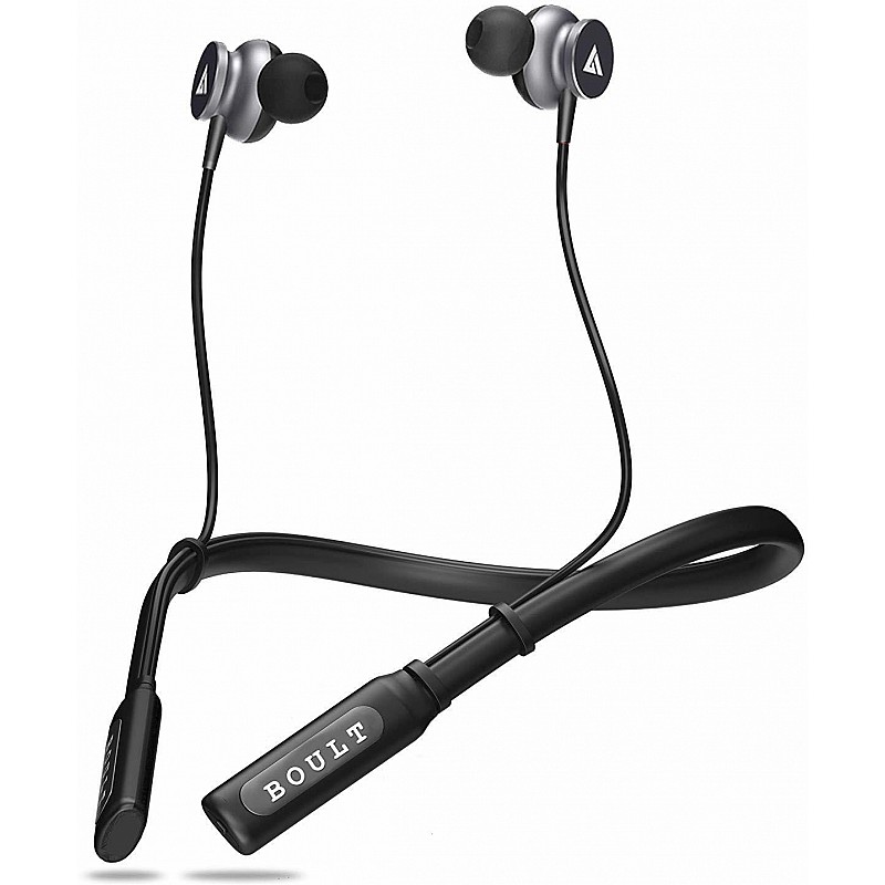 Boult Audio ProBass Curve Neckband Bluetooth Headset   (Black, Grey, Wireless in the ear)